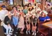 Participants in the Derby Day Hat-Making Contest had a great time at Dry Dock 28 w/ sponsor rep Sarah far right.